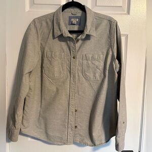 L.L. Bean Blue and Gray Casual Shirt